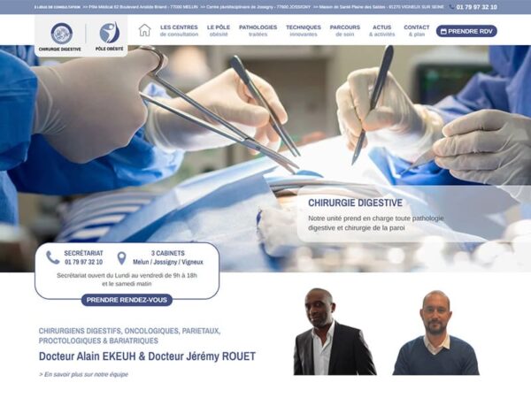 Nouveau site Internet Dr Ekeuh – Dr Rouet